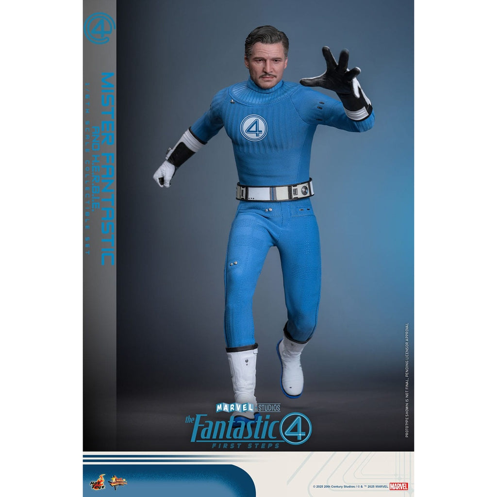 Productafbeelding The Fantastic Four - Mister Fantastic & H.E.R.B.I.E. Masterpiece actieguren set 1:6