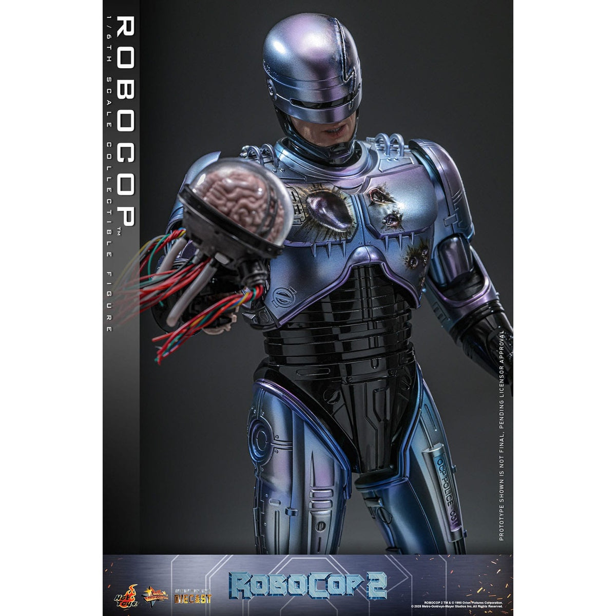 Productafbeelding RoboCop Masterpiece diecast actiefiguur 1:6 - RoboCop 2