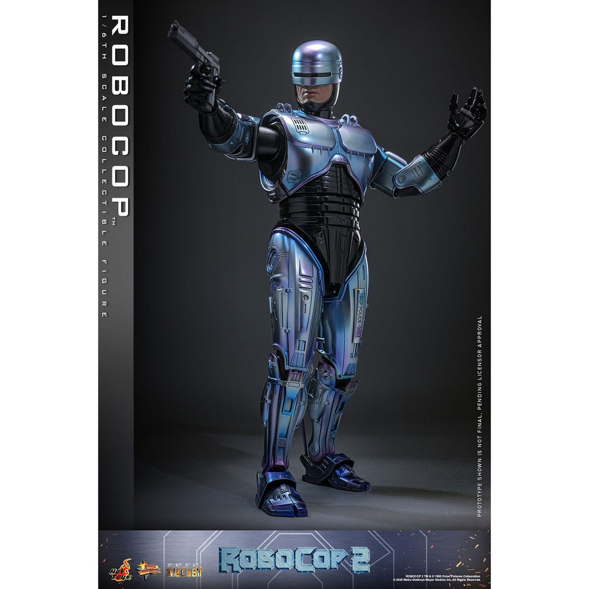 Productafbeelding RoboCop Masterpiece diecast actiefiguur 1:6 - RoboCop 2