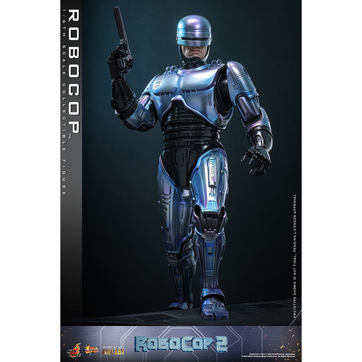 Productafbeelding RoboCop Masterpiece diecast actiefiguur 1:6 - RoboCop 2
