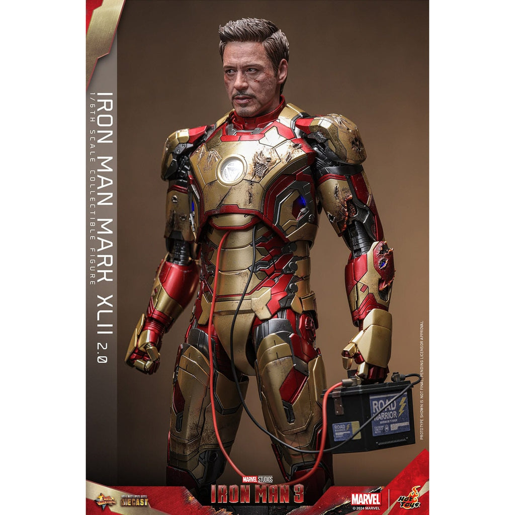 Productafbeelding Iron Man 3 - Iron Man Mark XLII Masterpiece Diecast 1:6 Deluxe Actiefiguur