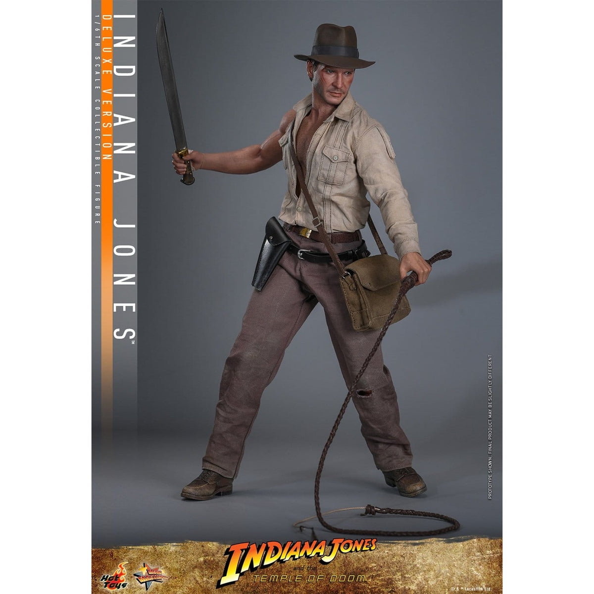 Product image Indiana Jones Masterpiece 1:6 Deluxe Action Figure - Indiana Jones