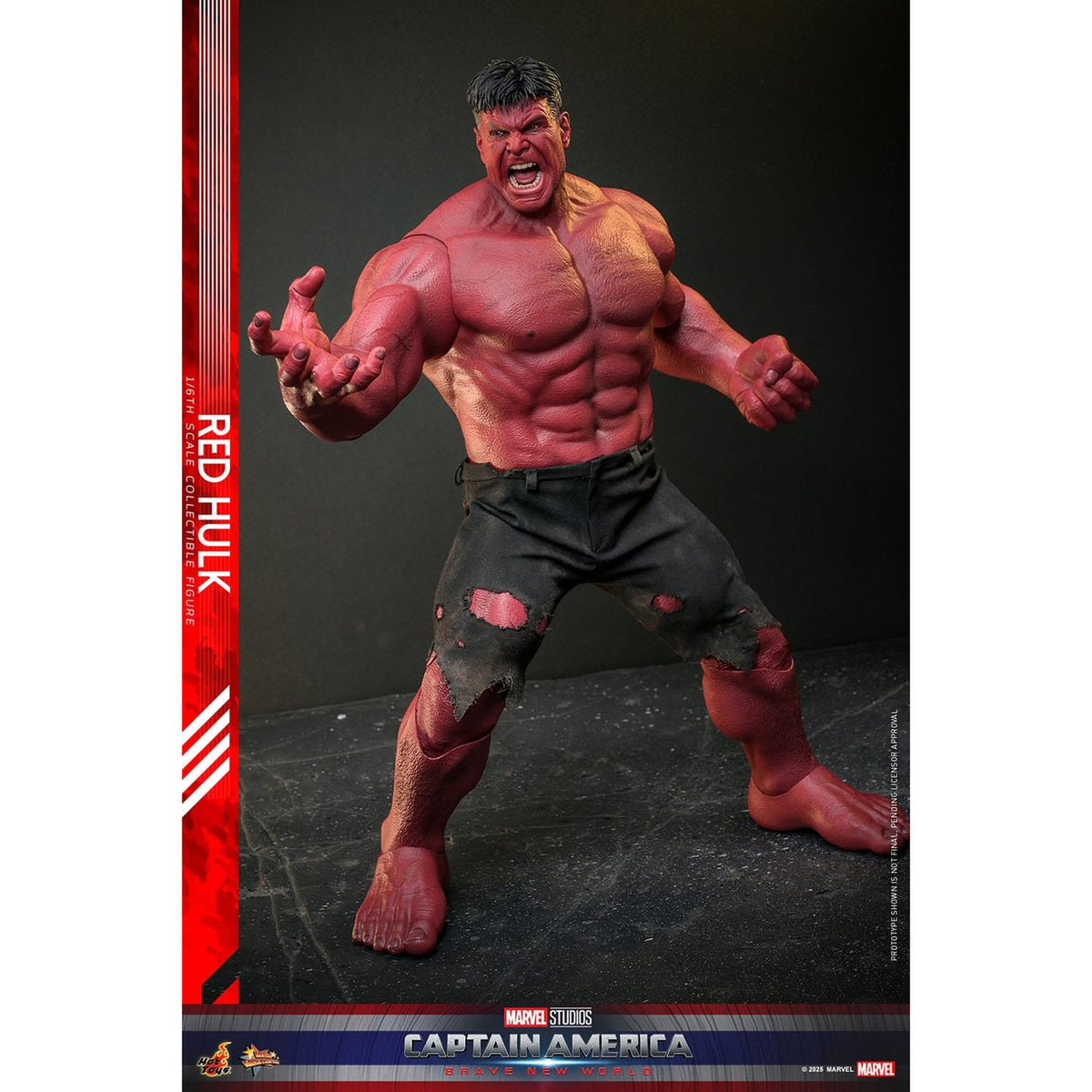 Productafbeelding Captain America: Brave New World - Red Hulk Masterpiece 1:6 Actiefiguur