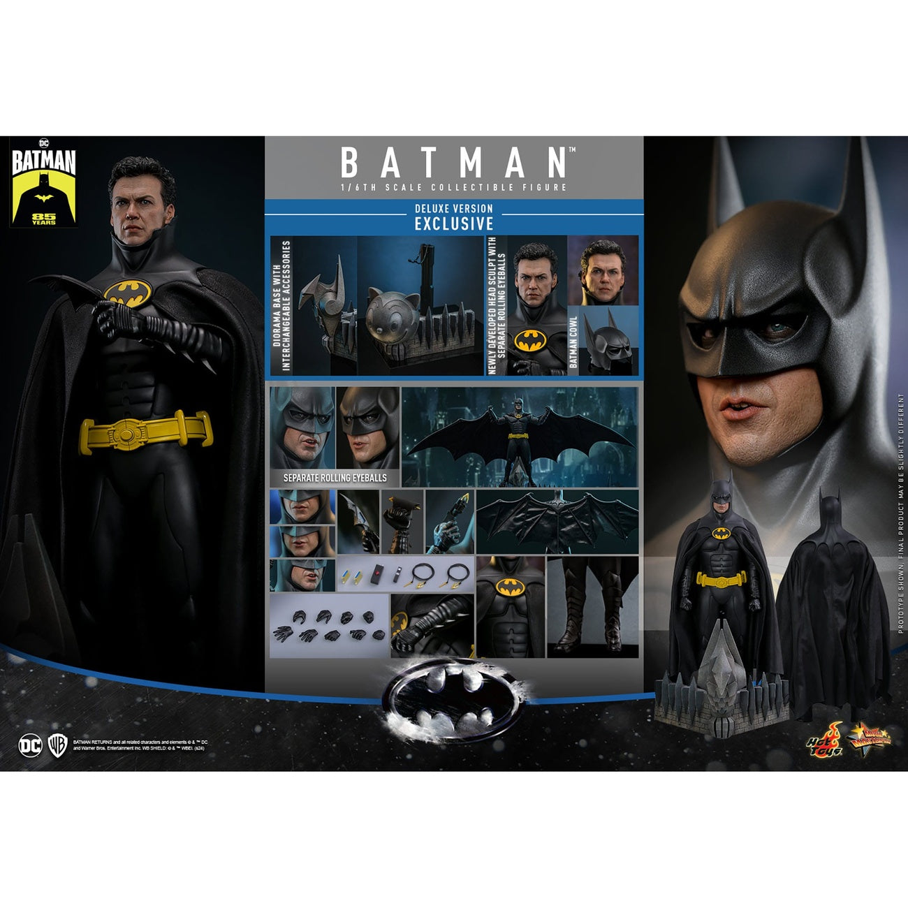 Productafbeelding Batman v Superman: Dawn of Justice - Batman Masterpiece 1:6 Actiefiguur Deluxe Versie
