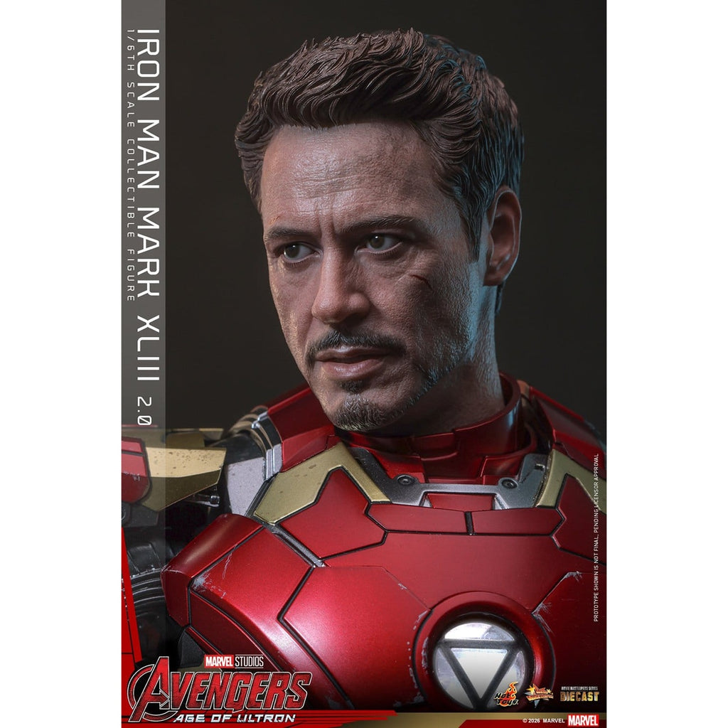Productafbeelding Avengers: Age of Ultron - Iron Man Mark XLIII Masterpiece Diecast 1:6 Actiefiguur