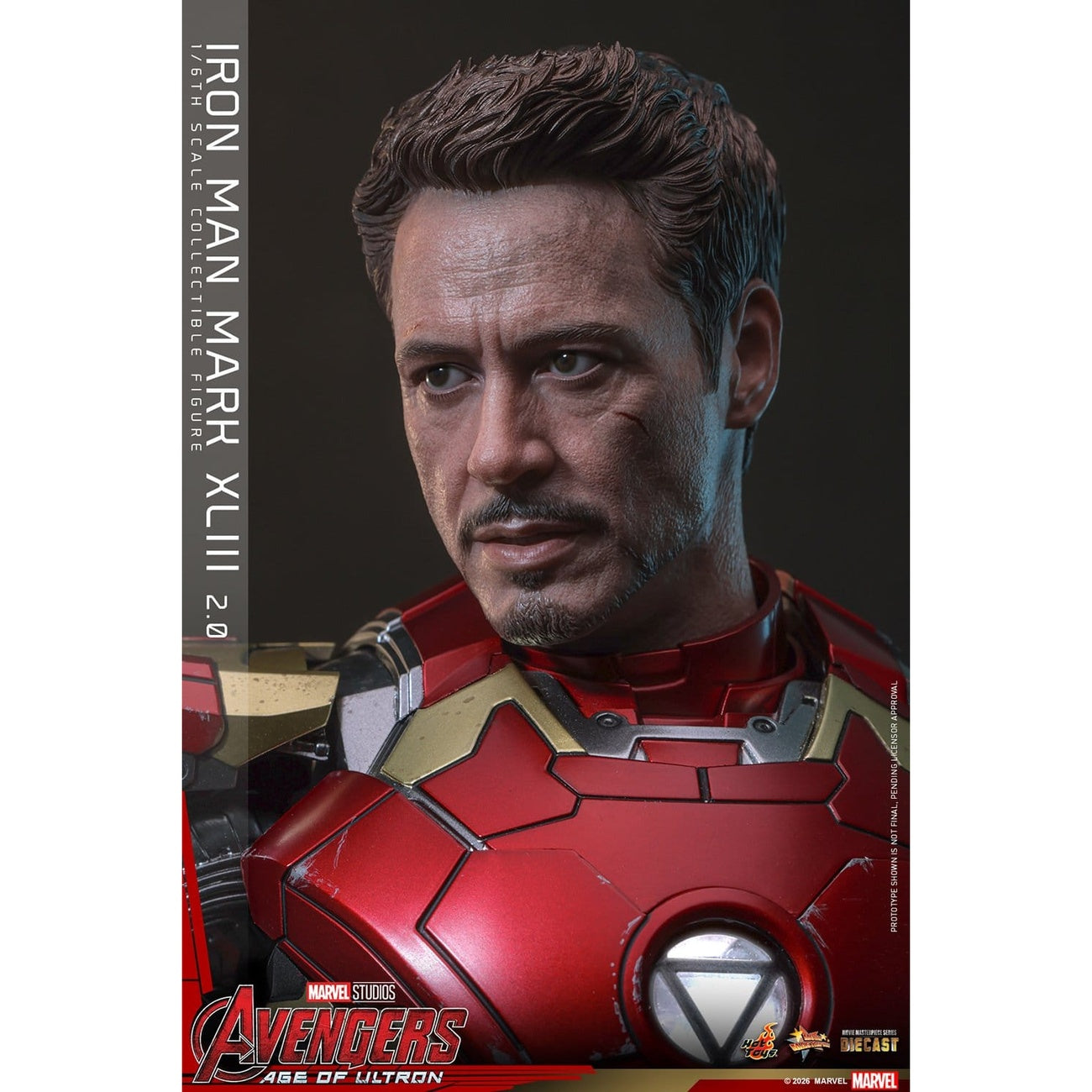 Productafbeelding Avengers: Age of Ultron - Iron Man Mark XLIII Masterpiece Diecast 1:6 Actiefiguur
