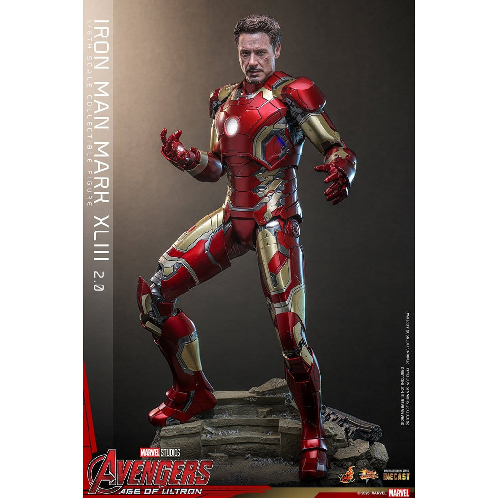 Productafbeelding Avengers: Age of Ultron - Iron Man Mark XLIII Masterpiece Diecast 1:6 Actiefiguur