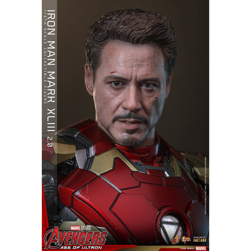 Productafbeelding Avengers: Age of Ultron - Iron Man Mark XLIII Masterpiece Diecast 1:6 Actiefiguur