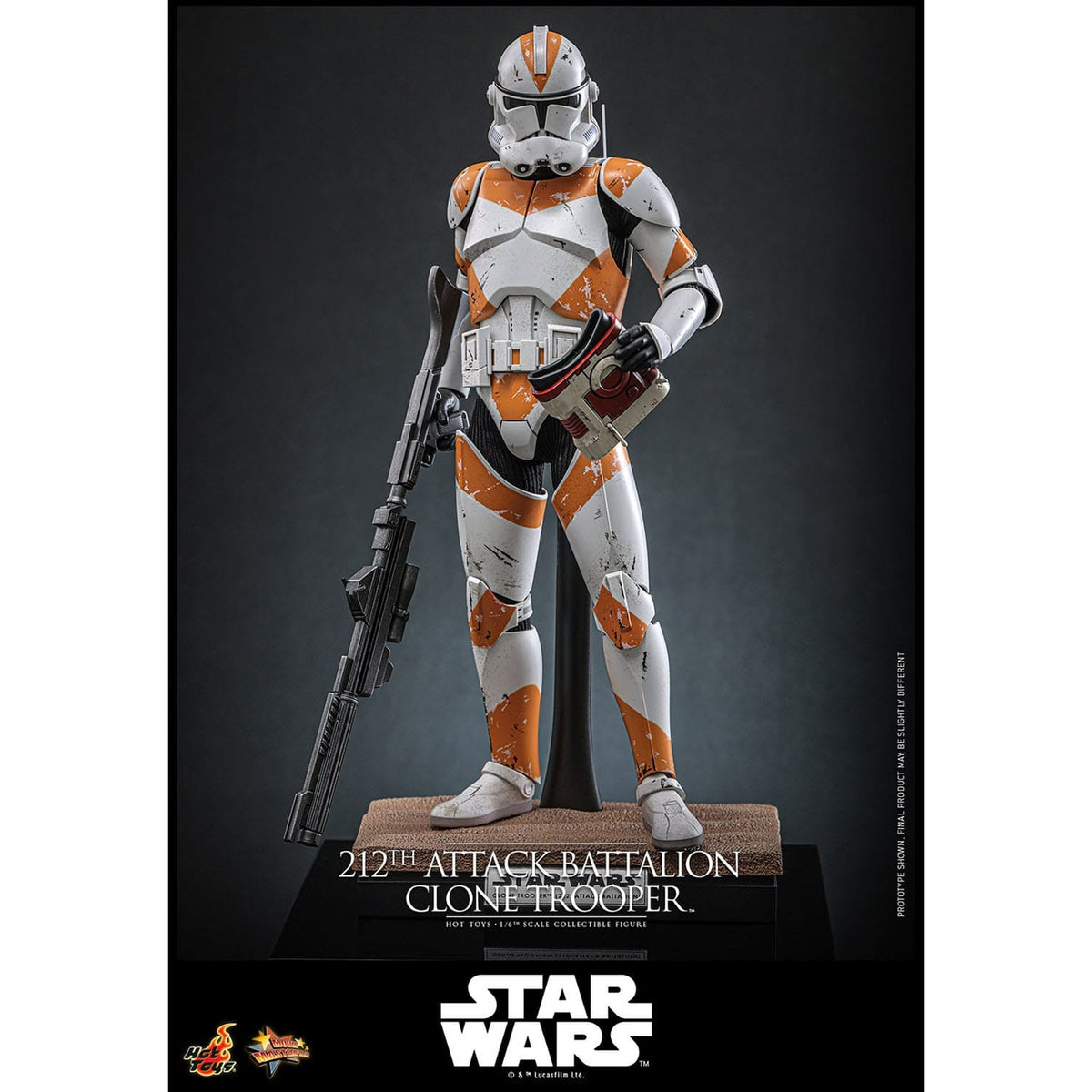 Productafbeelding Star Wars: The Clone Wars - 212th Attack Battalion Clone Trooper Actiefiguur 1:6 Deluxe Versie