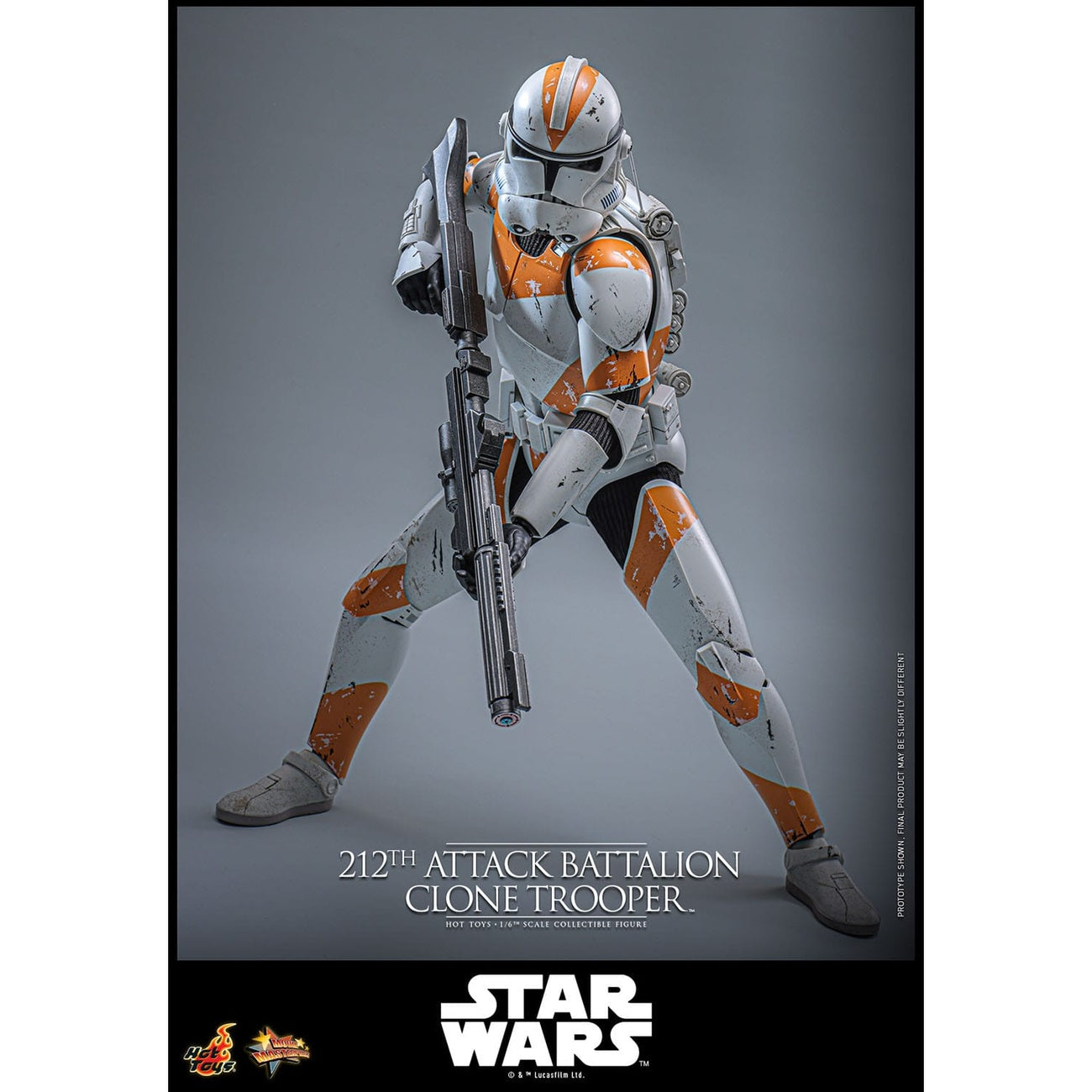 Productafbeelding Star Wars: The Clone Wars - 212th Attack Battalion Clone Trooper Actiefiguur 1:6 Deluxe Versie