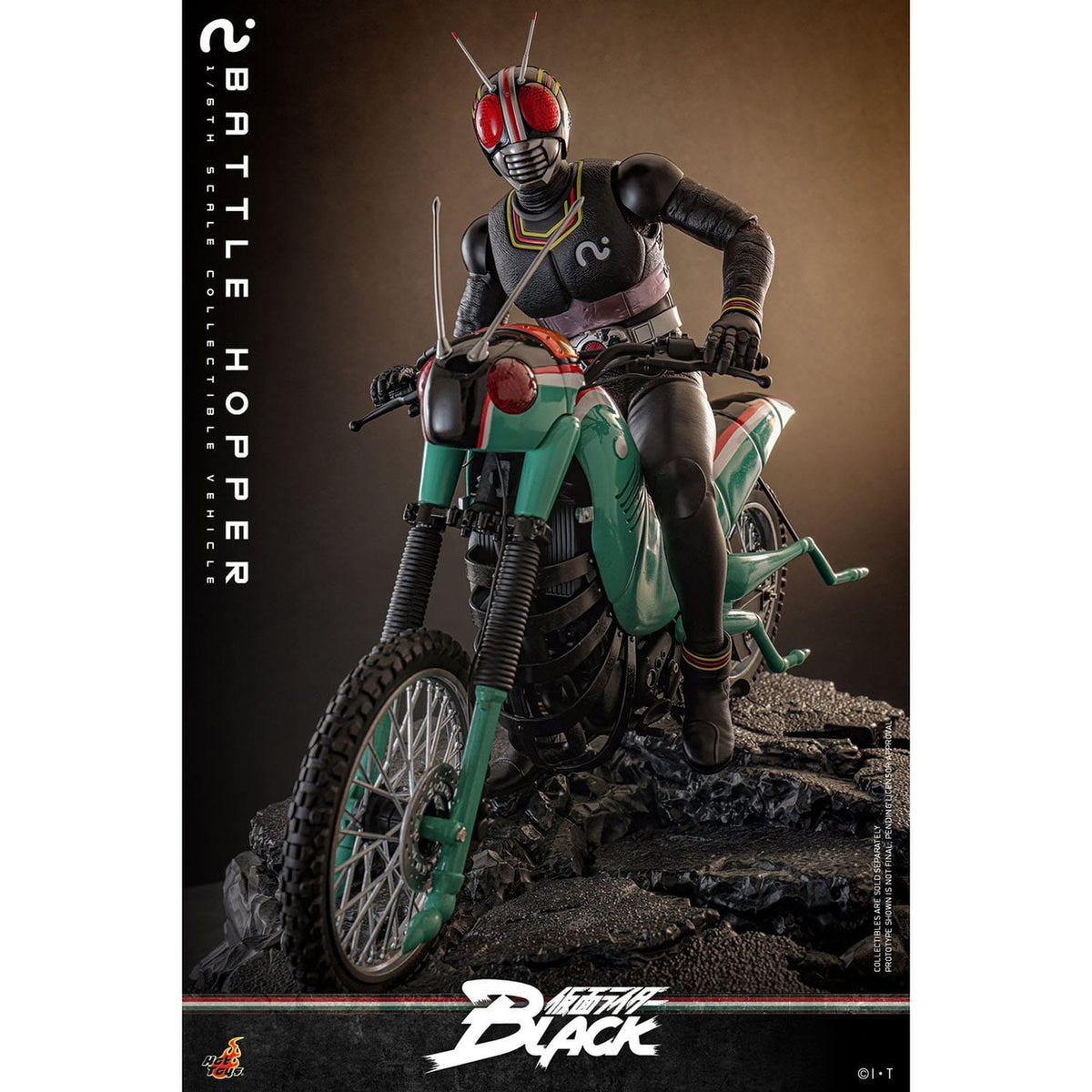 Productafbeelding Kamen Rider Black - Battle Hopper voertuigfiguur 1:6