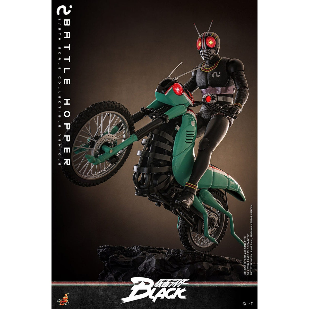 Productafbeelding Kamen Rider Black - Battle Hopper voertuigfiguur 1:6