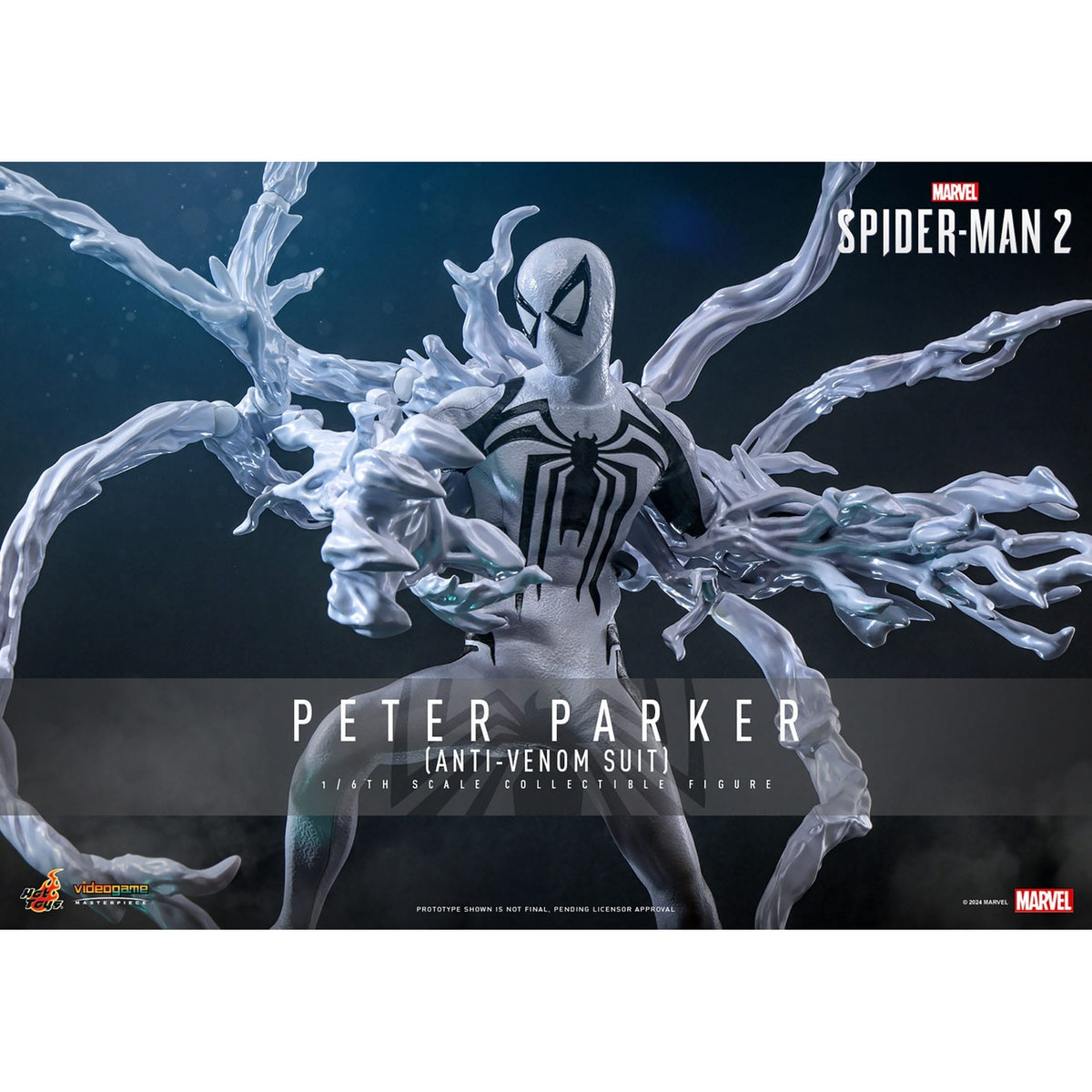 Productafbeelding Spider-Man - Peter Parker Anti-Venom Suit Masterpiece 1:6 Actiefiguur