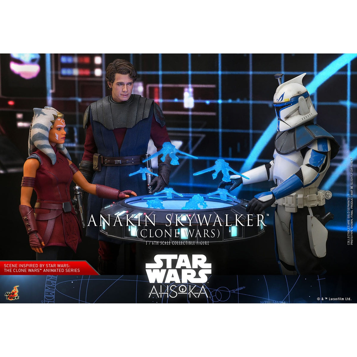 Productafbeelding Star Wars: The Clone Wars - Anakin Skywalker 1:6 actiefiguur