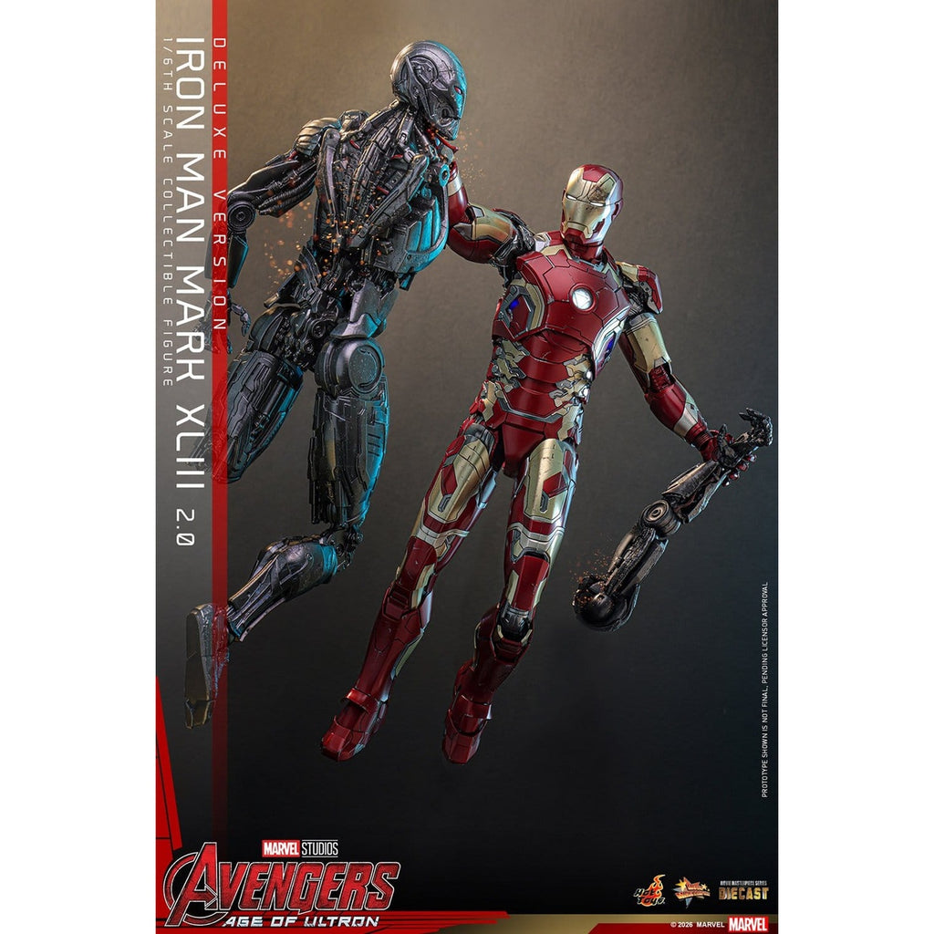 Productafbeelding Avengers: Age of Ultron - Iron Man Mark XLIII Masterpiece 1:6 Actiefiguur Deluxe Versie