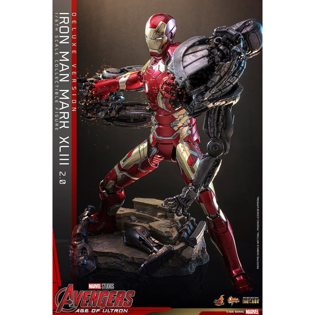 Productafbeelding Avengers: Age of Ultron - Iron Man Mark XLIII Masterpiece 1:6 Actiefiguur Deluxe Versie