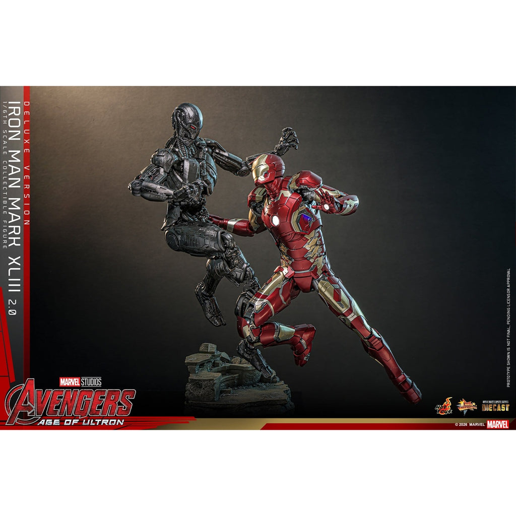 Productafbeelding Avengers: Age of Ultron - Iron Man Mark XLIII Masterpiece 1:6 Actiefiguur Deluxe Versie