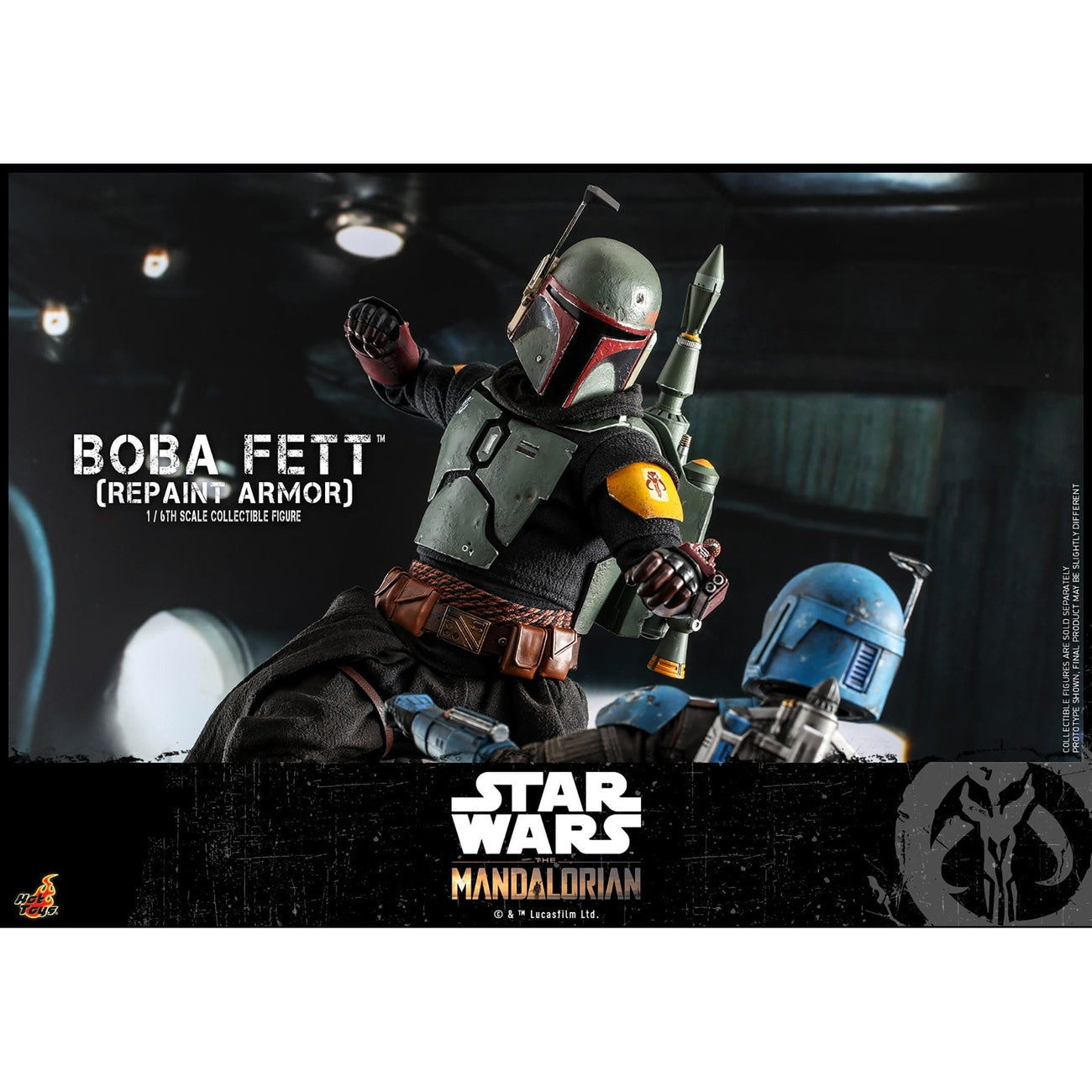 Productafbeelding Star Wars: The Mandalorian – Boba Fett Actiefiguur 1:6 Repaint Armor Special Edition
