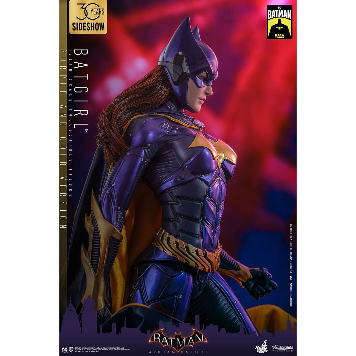 Productafbeelding Batman: Arkham Knight – Batgirl Masterpiece Actiefiguur 1:6 Purple and Gold Version Exclusive