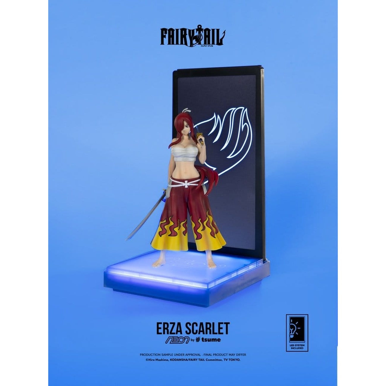 Productafbeelding Fairy Tail - Erza Scarlet Neon Figuur 1:9