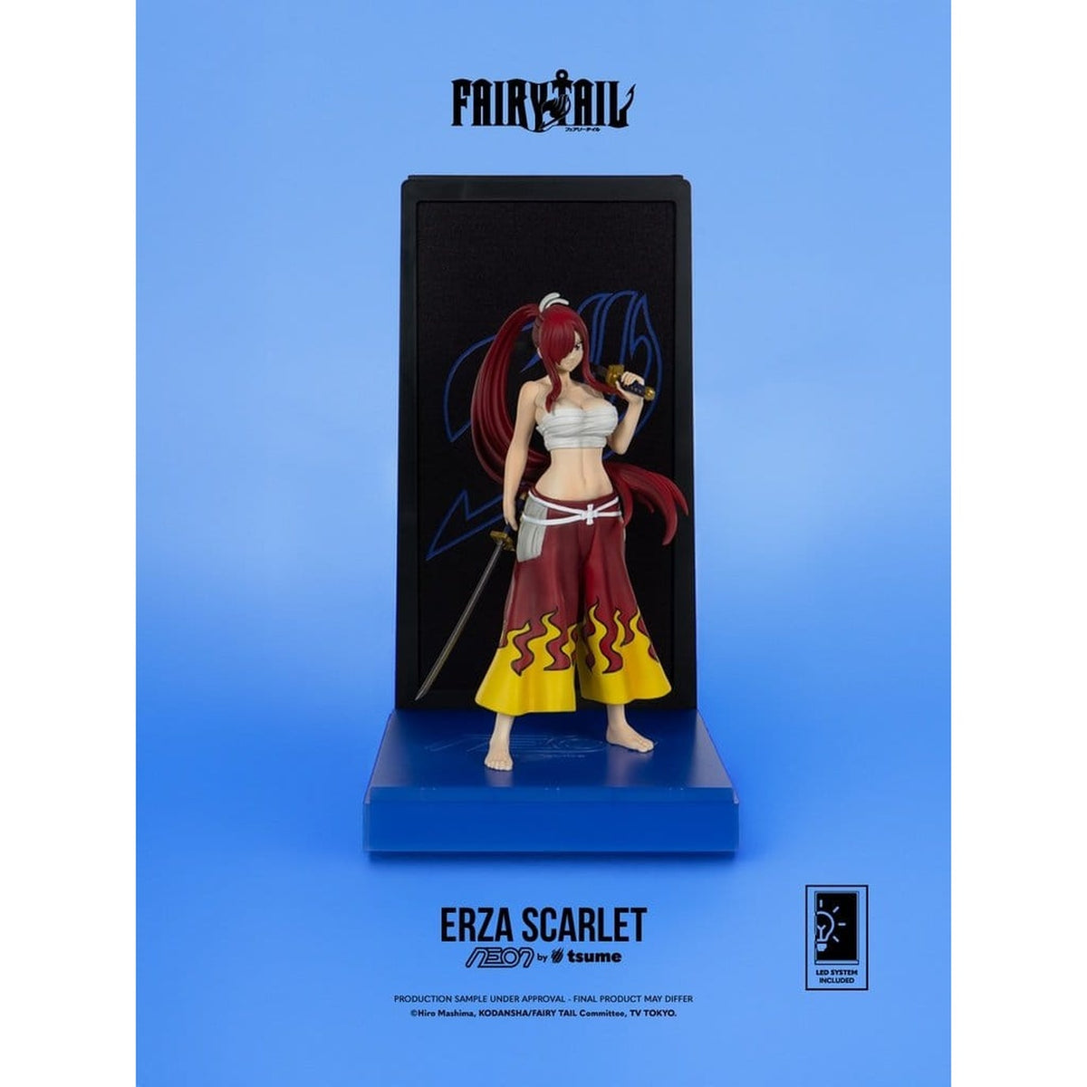 Productafbeelding Fairy Tail - Erza Scarlet Neon Figuur 1:9