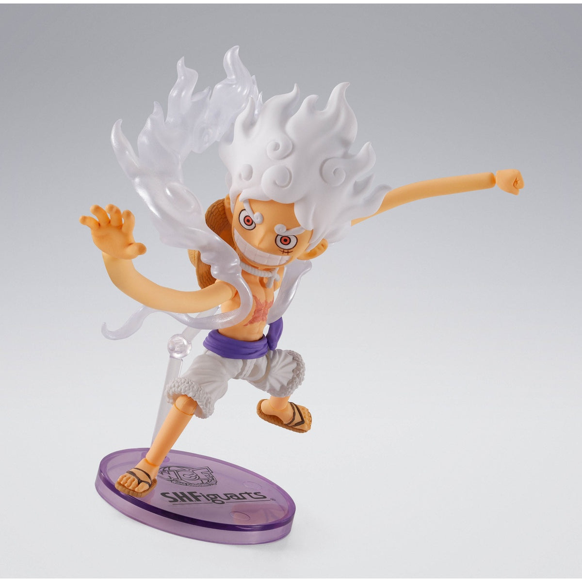 Productafbeelding One Piece: Gear 5 – Monkey D. Luffy World Collectable Figures S.H. Figuarts Actiefiguur