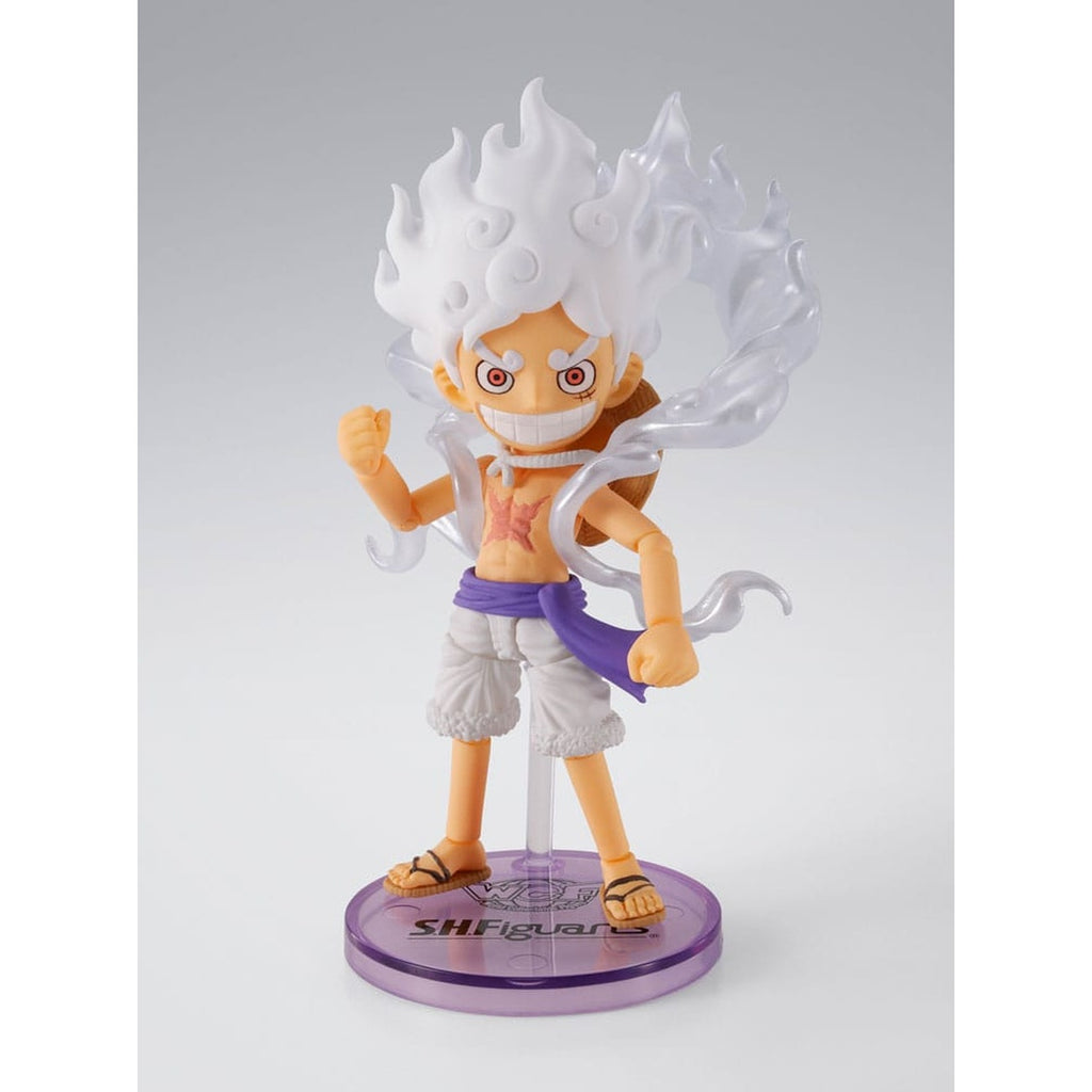 Productafbeelding One Piece: Gear 5 – Monkey D. Luffy World Collectable Figures S.H. Figuarts Actiefiguur