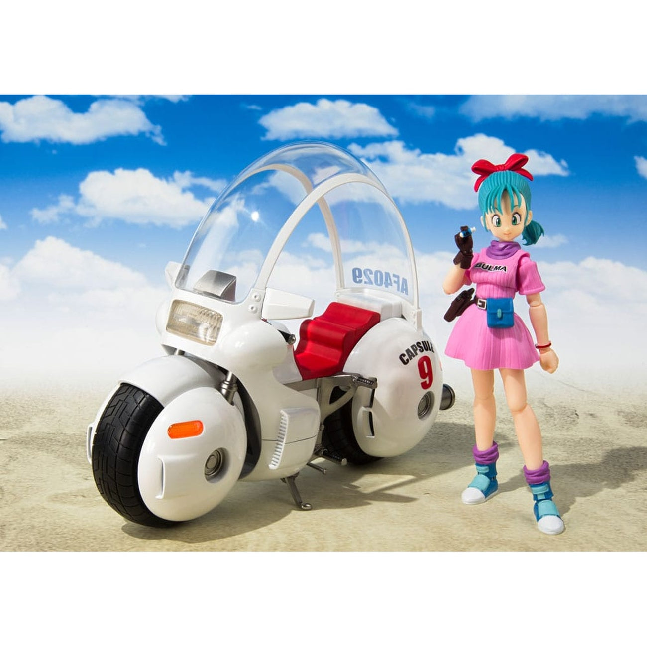 Productafbeelding Dragon Ball - Bulma met Hoipoi Capsule nr. 9 S.H. Figuarts set