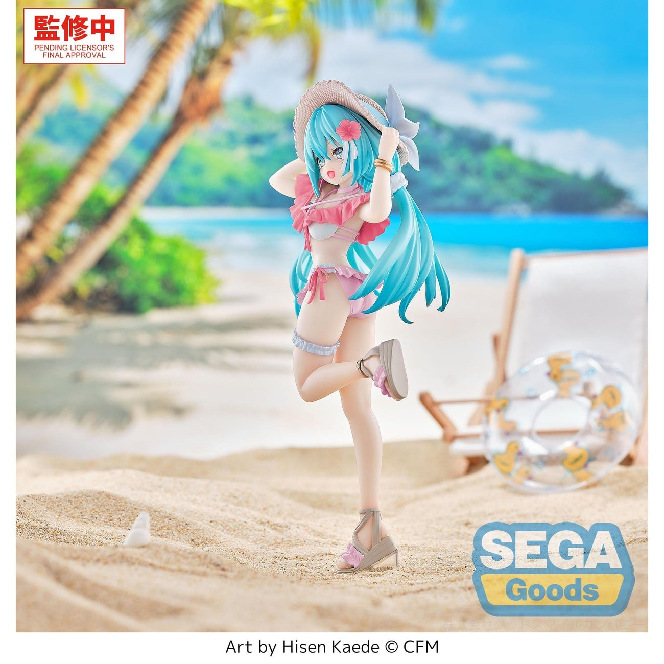 Productafbeelding Hatsune Miku – Sailor Character Vocal Series 01 Luminasta Figuur Tropical Version