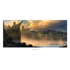 Productafbeelding In de Ban van de Ring - Argonath, de Zuilen der Koningen Kunstopdruk