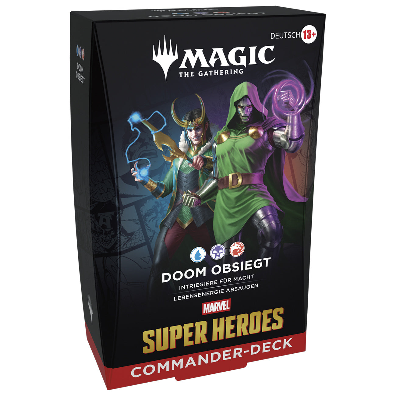 Productafbeelding Marvel Super Heroes Doom Heerst Commander Deck Duitse versie - Magic: The Gathering