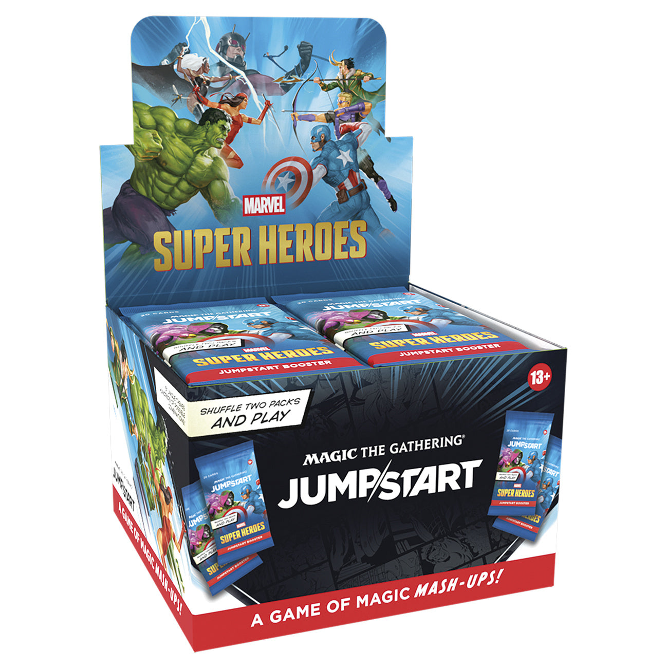 Productafbeelding Marvel Super Heroes Jumpstart Booster Engelse versie – Magic: The Gathering Display