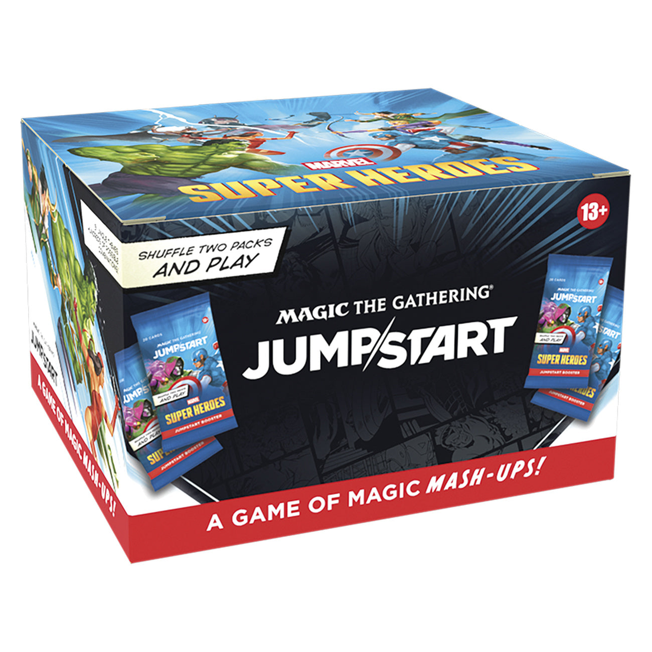 Productafbeelding Marvel Super Heroes Jumpstart Booster Engelse versie – Magic: The Gathering Display