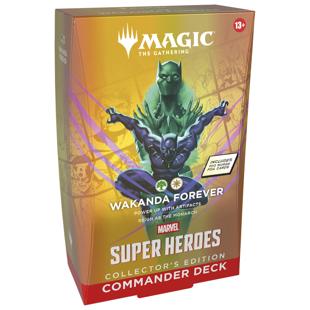 Productafbeelding Marvel Super Heroes Wakanda Forever Commander Deck Collector’s Edition - Magic: The Gathering