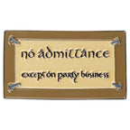 Productafbeelding The Lord of the Rings - No Admittance Magneet