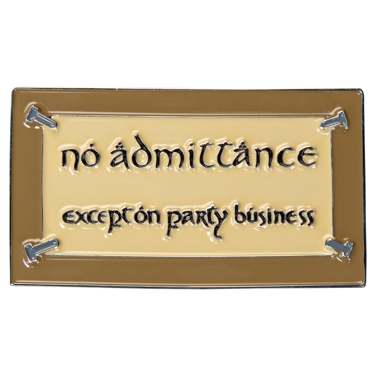Productafbeelding The Lord of the Rings - No Admittance Magneet