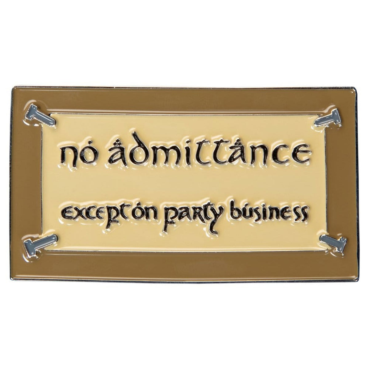 Productafbeelding The Lord of the Rings - No Admittance Magneet
