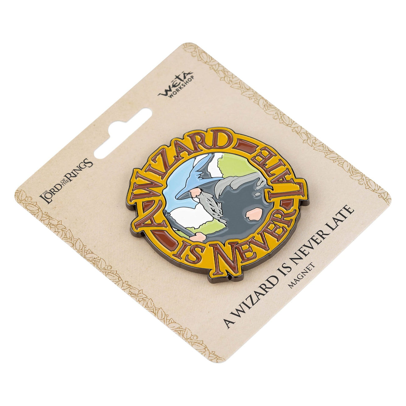 Productafbeelding In de Ban van de Ring - Gandalf A Wizard Is Never Late Magneet