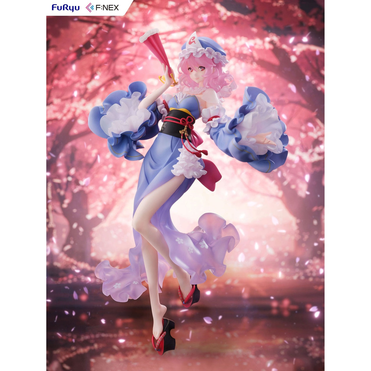 Productafbeelding Touhou Project Statue 1/6 Yuyuko Saigyouji illustratie door Ideolo 30 cm