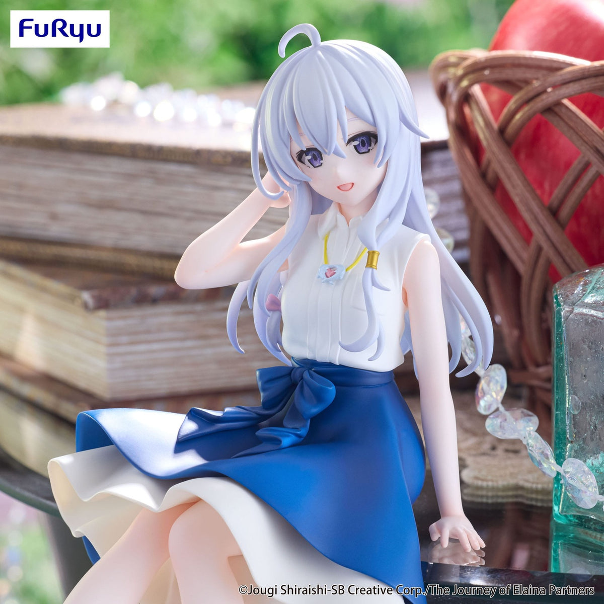 Productafbeelding Wandering Witch: The Journey of Elaina Noodle Stopper PVC Statue Elaina Wijde Rok Ver. 14 cm