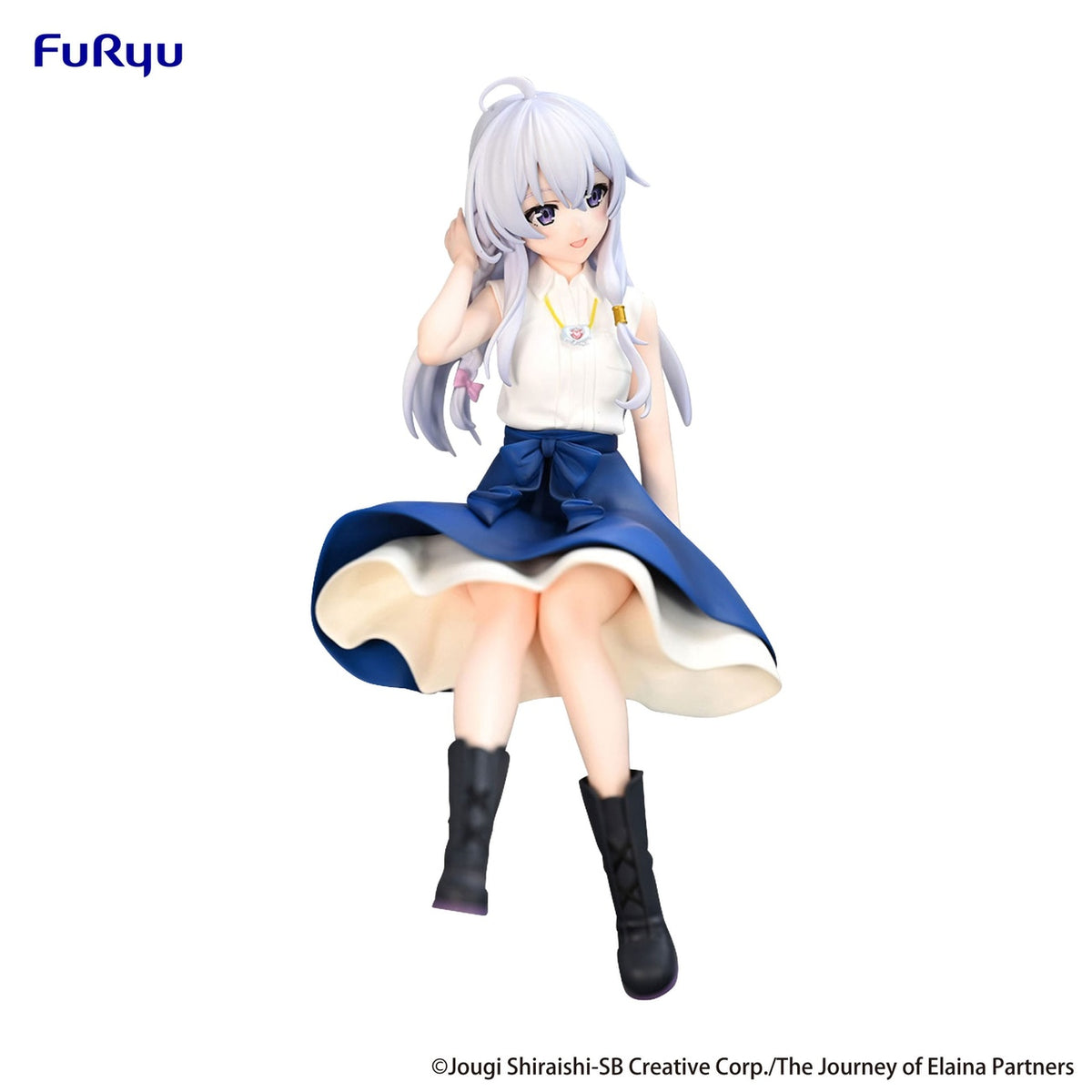 Productafbeelding Wandering Witch: The Journey of Elaina Noodle Stopper PVC Statue Elaina Wijde Rok Ver. 14 cm