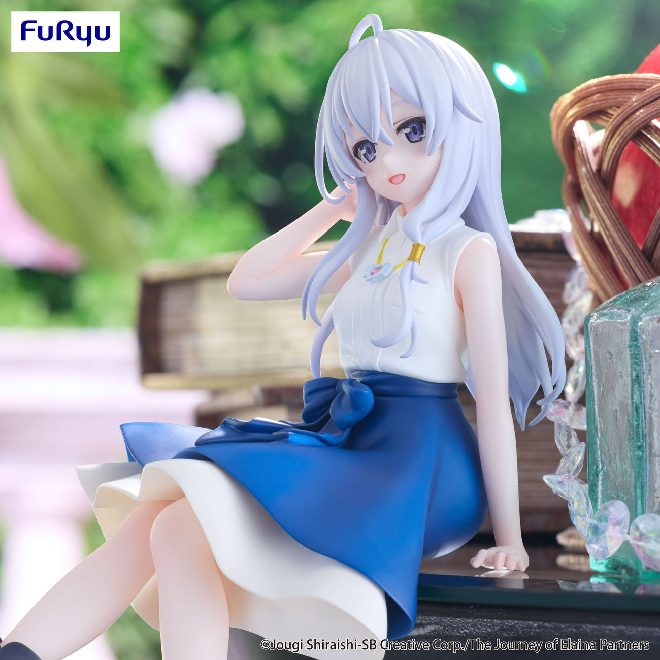 Productafbeelding Wandering Witch: The Journey of Elaina Noodle Stopper PVC Statue Elaina Wijde Rok Ver. 14 cm