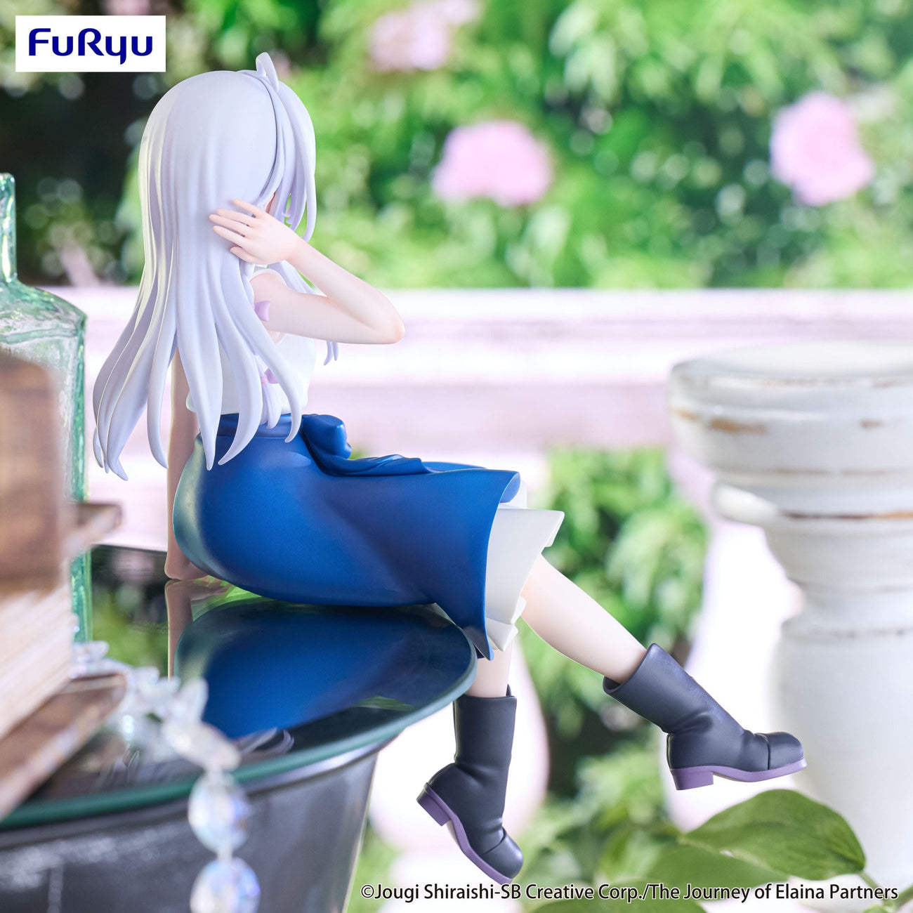 Productafbeelding Wandering Witch: The Journey of Elaina Noodle Stopper PVC Statue Elaina Wijde Rok Ver. 14 cm