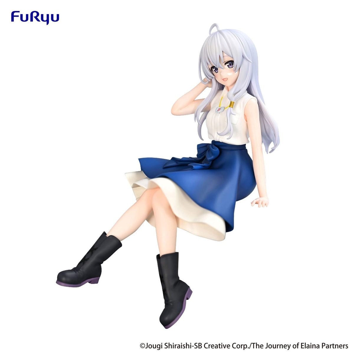 Productafbeelding Wandering Witch: The Journey of Elaina Noodle Stopper PVC Statue Elaina Wijde Rok Ver. 14 cm