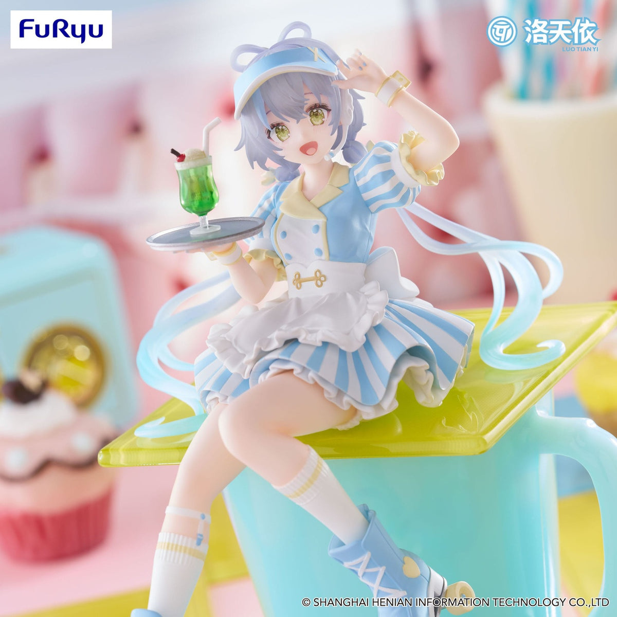 Productafbeelding Vsinger Noodle Stopper PVC-standbeeld Luo Tian Yi Waitress Ver. 15 cm