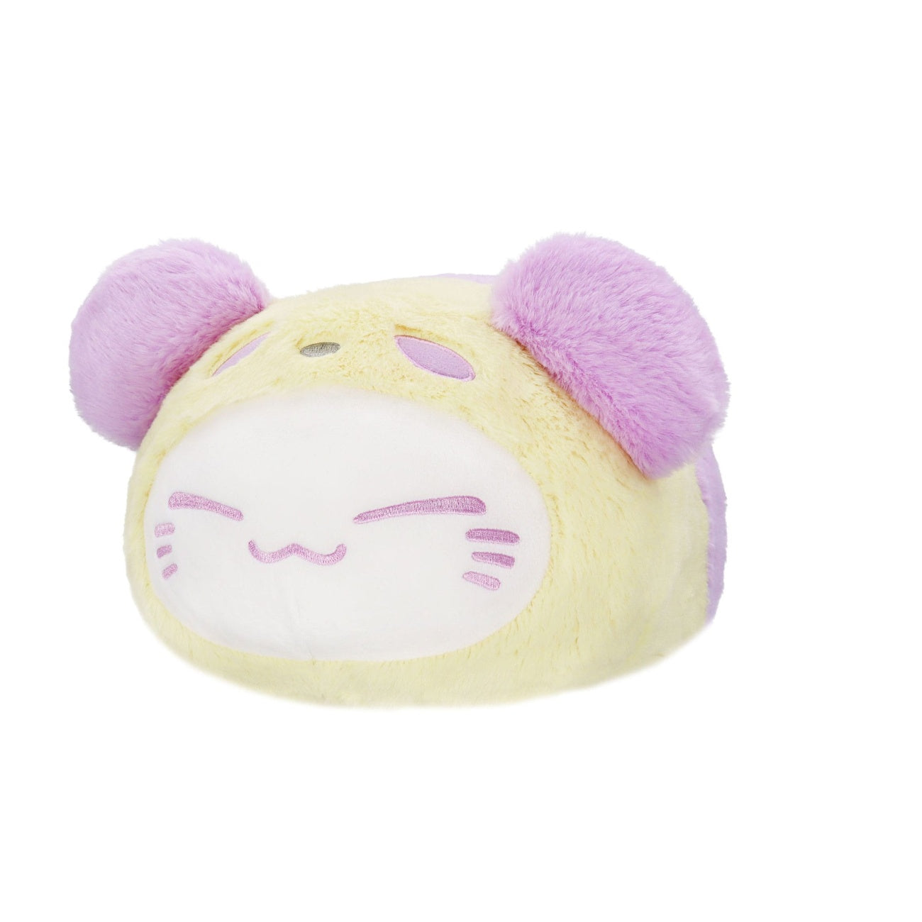 Productafbeelding Nemuneko Cat Pluchefiguur Pastel Panda Big Paars 33 cm