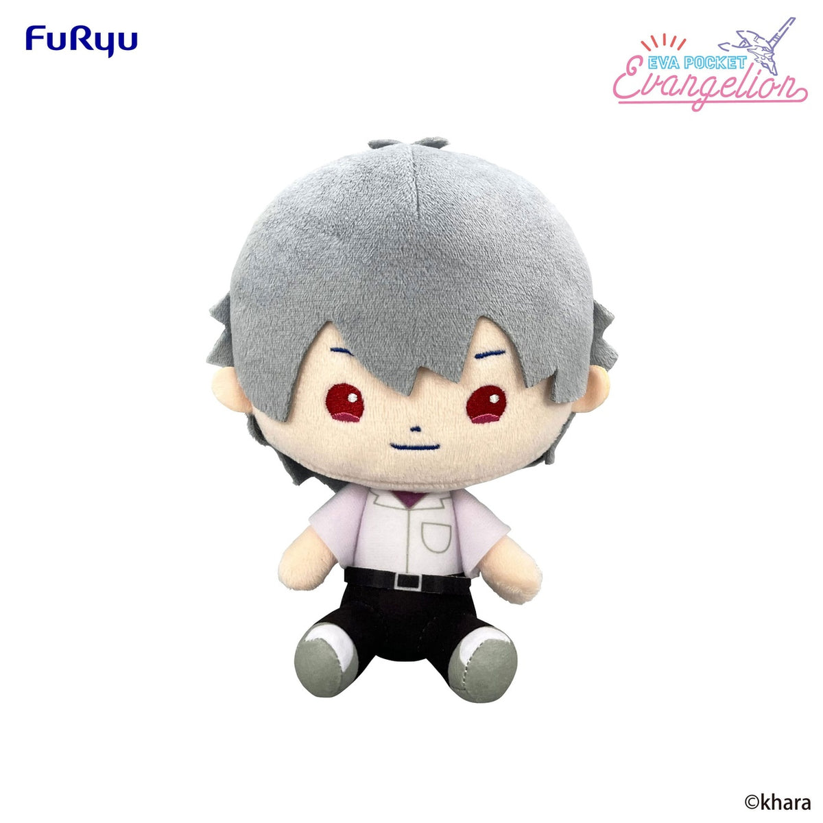 Productafbeelding Neon Genesis Evangelion Eva pocket knuffelfiguur Kaworu 17 cm