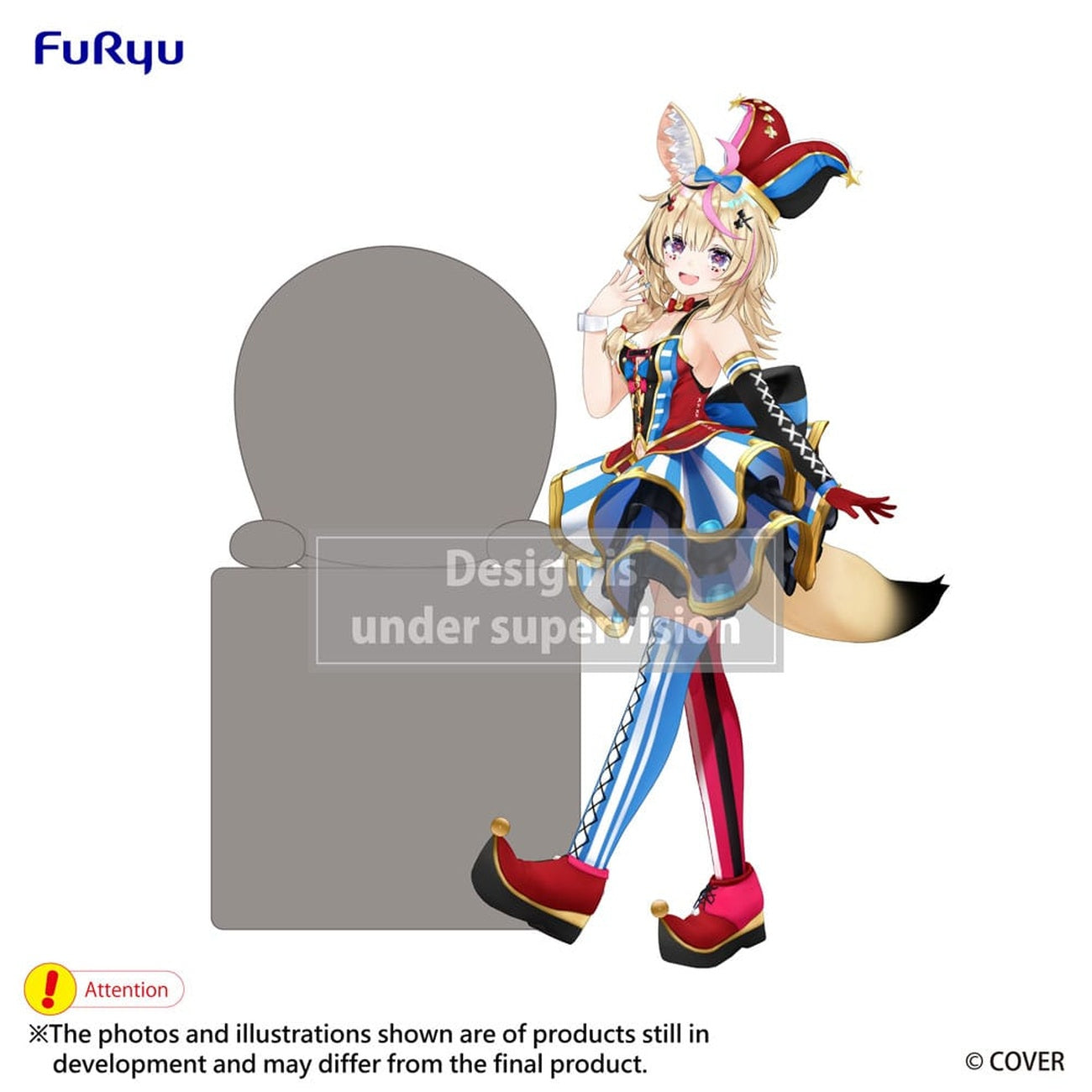 Productafbeelding Hololive Production Hikkake PVC-standbeeld Omaru Polka 10 cm