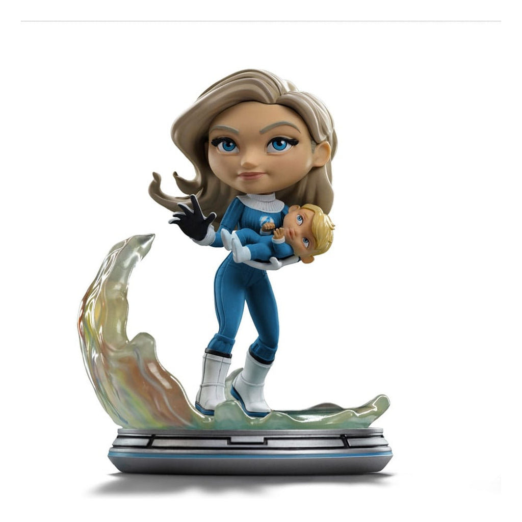 Productafbeelding Fantastic Four Mini Co. PVC-figuur Invisible Woman en Franklin 15 cm
