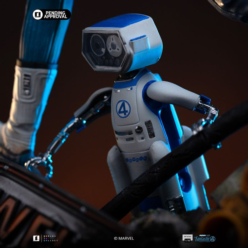 Productafbeelding Fantastic Four Art Scale Statue 1/10 Mr. Fantastic en H.E.R.B.I.E 26 cm